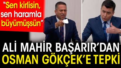 CHP'li Ali Mahir Başarır'dan Osman Gökçek'e tepki. 'Sen kirlisin sen haramla büyümüşsün'